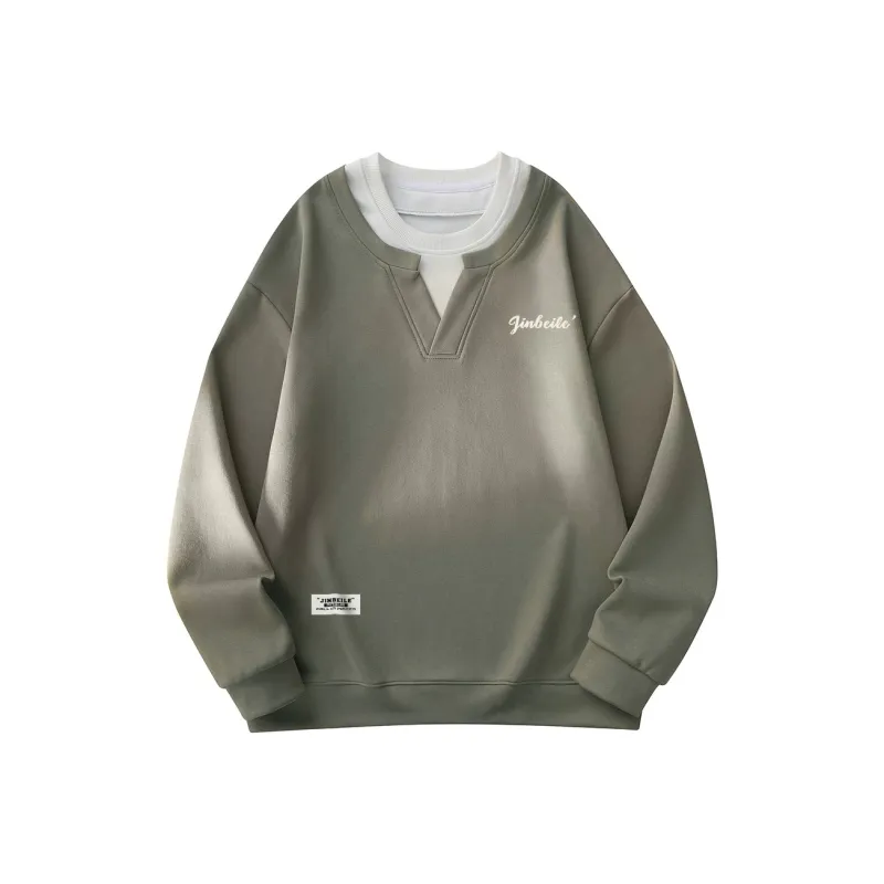 JINBEILE Sweatshirt Unisex Navy Blue-6