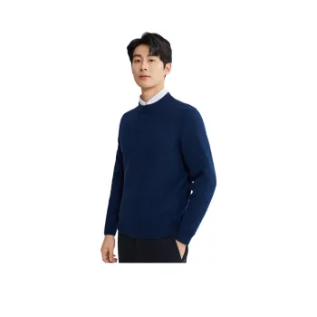 SUNDANCE Cashmere Sweater Men's Navy Blue