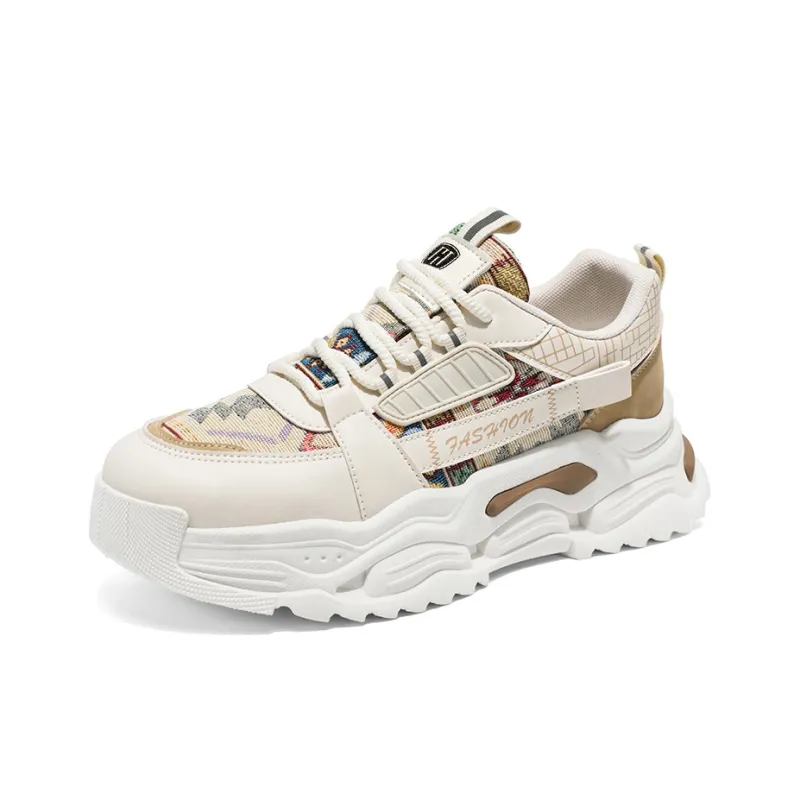 HACKBUTEER Low Top Chunky Sneakers Men's Box Included-14