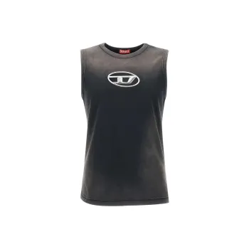 DIESEL Oval D plaque Tank Top