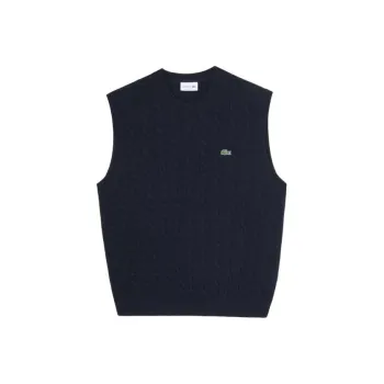LACOSTE Tank Tops Men Dark Blue