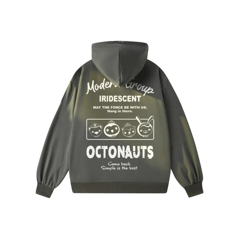 Small Columns Under The Sea Hoodie Unisex-6