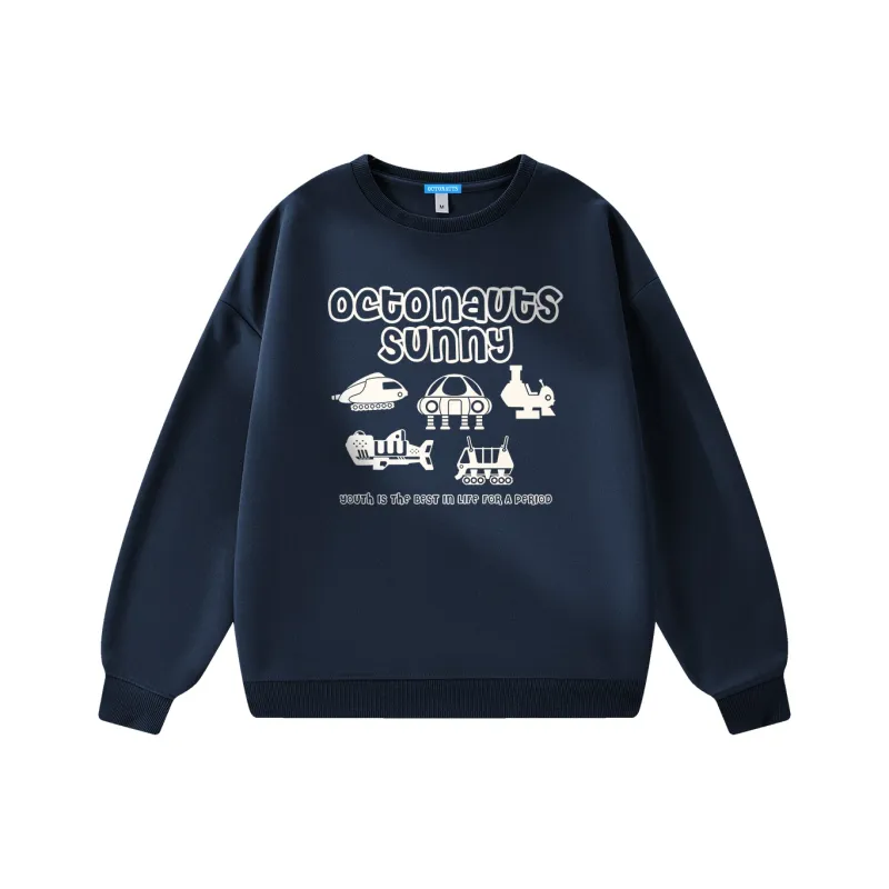 Small Columns Under The Sea Sweatshirt Unisex-2