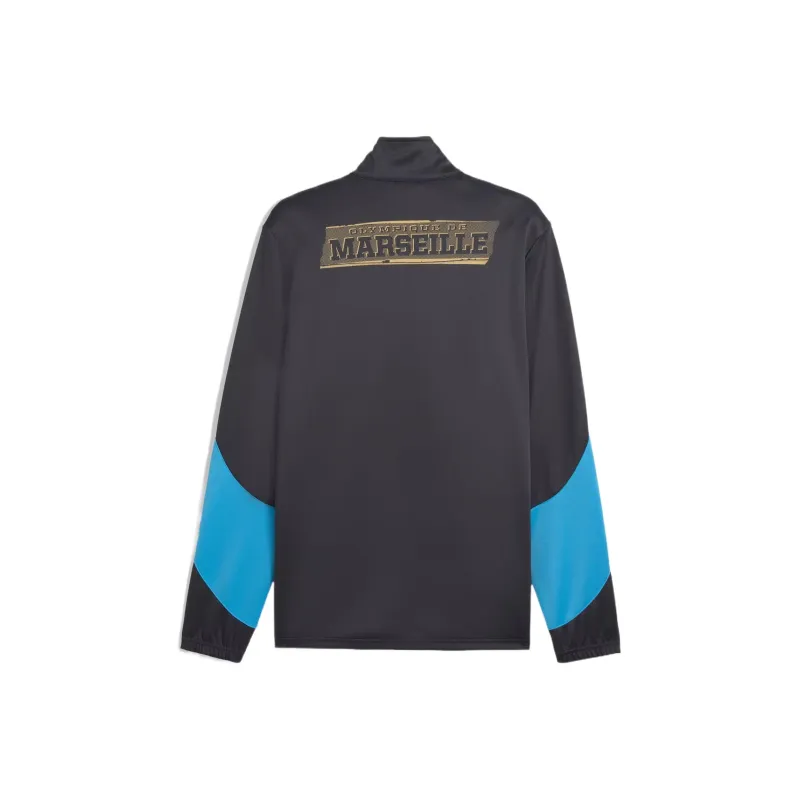 PUMA OlympiqueMarseille FTBLNRGY+ Jackets & Coats Men's Galaxy Gray-1