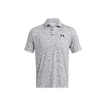 Under Armour Playoff 3.0 UA Printed Polo Shirt Men's White