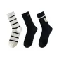 3 Pack (C-White Stripes+Black Heart+Black Fabric Label)
