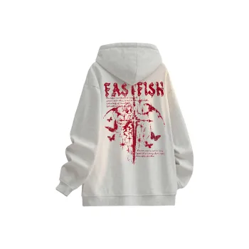 FASTFISH Sweatshirt Unisex White