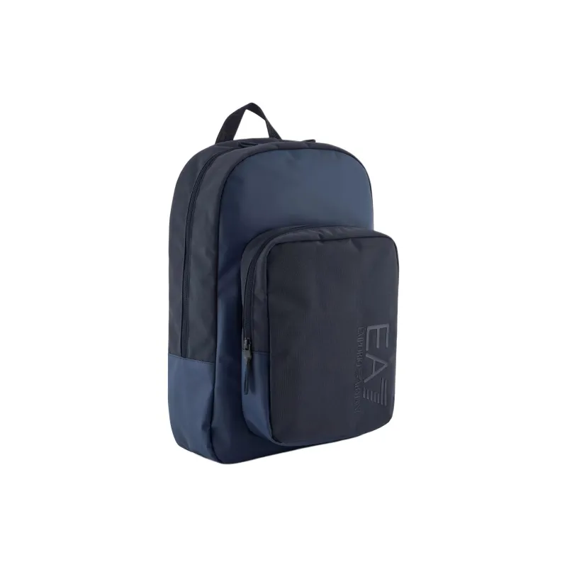EMPORIO ARMANI Polyester Backpack Unisex Marine Blue-1