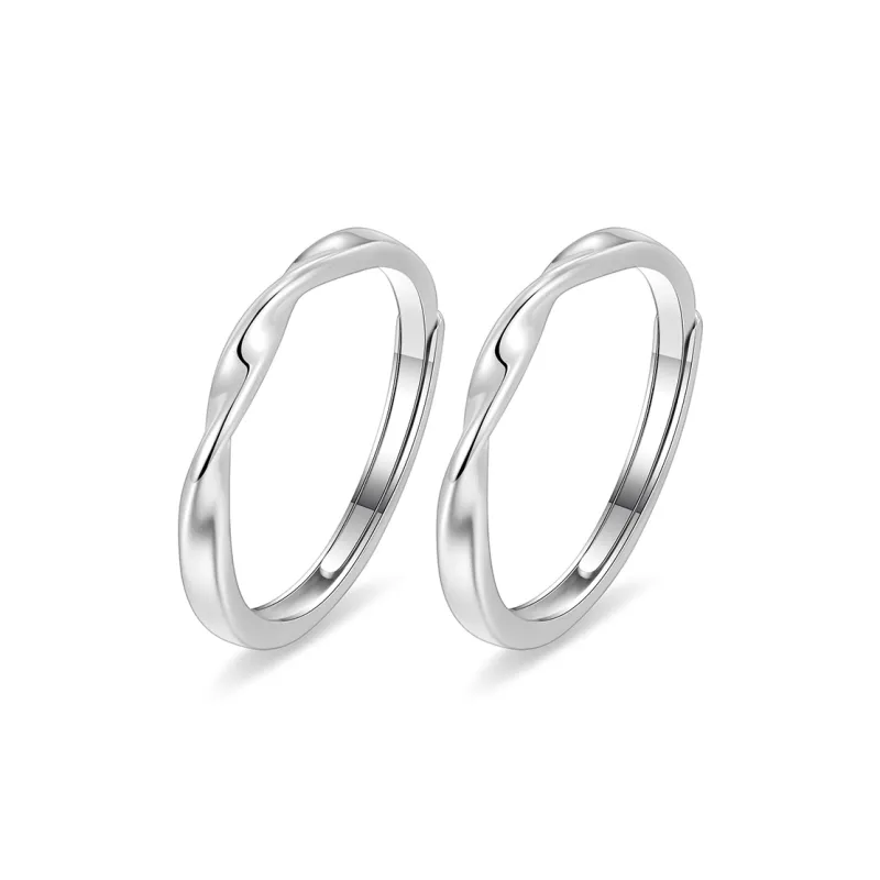 CHINA GOLD 999 Fine Silver Rings Unisex-4