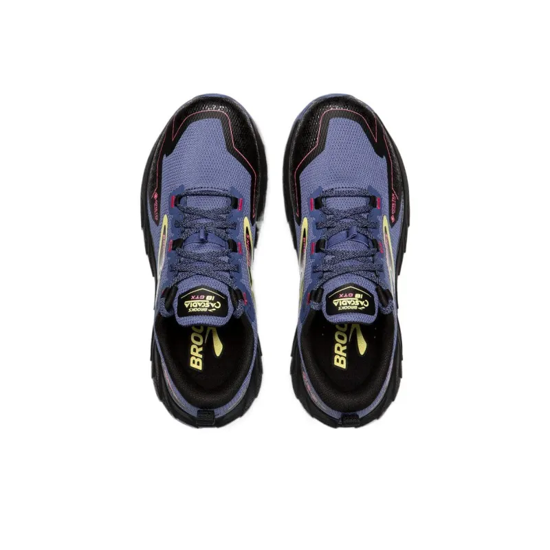 Brooks Cascadia 18 Gore Tex Grey Blue Black Pink Women's-4