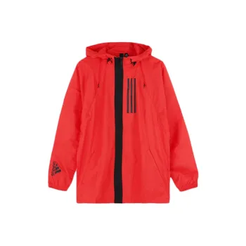 Adidas Jackets Men Bright Pink Red Fluorescent
