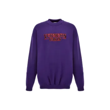 Vetements Logo Detailed Crewneck Sweater