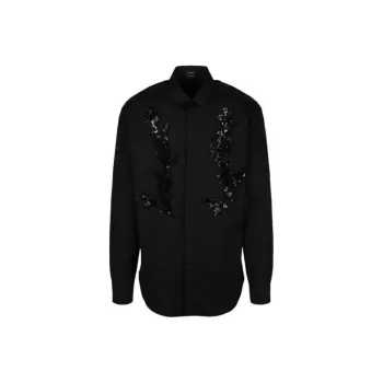 VERSACE Shirts Men Black