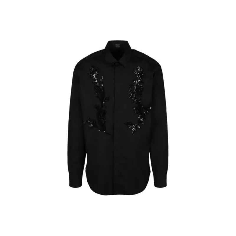 VERSACE Shirts Men Black-0