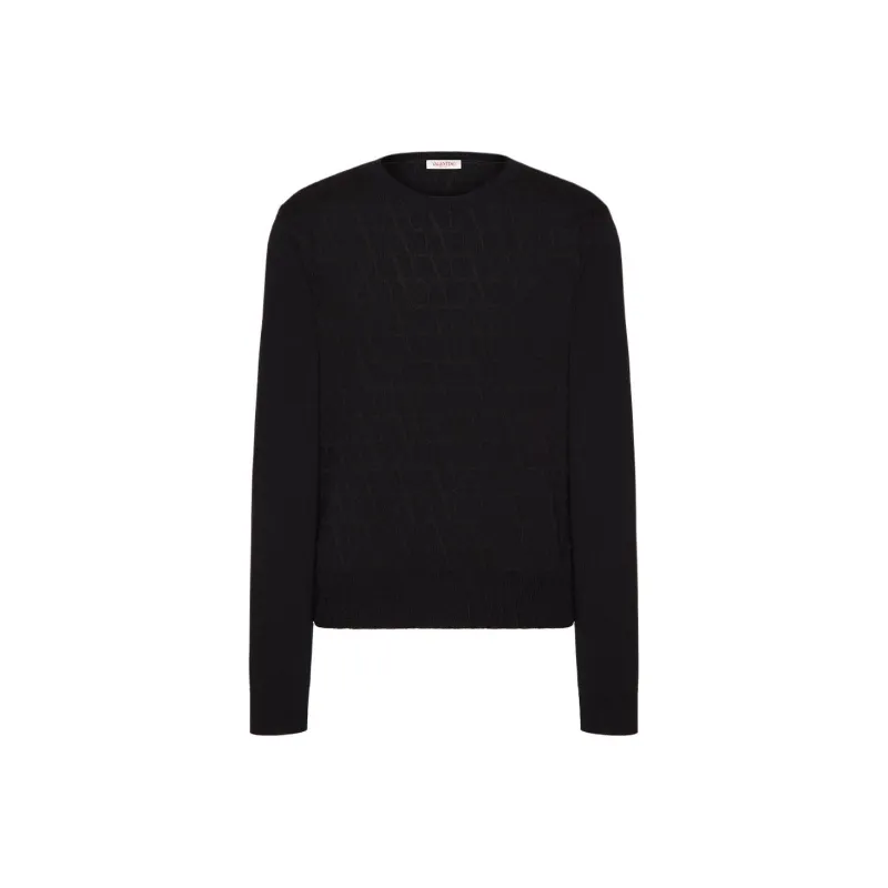 Valentino Toile Iconographe Jacquard Knit Jumper-0