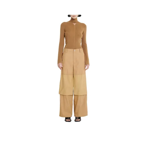 DION LEE PIERCED MERINO RIVET TOP Sweater Unisex TIGER'S EYE/Hug-Eye