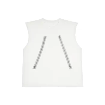 MM6 Maison Margiela SS24 Tank Tops Unisex White