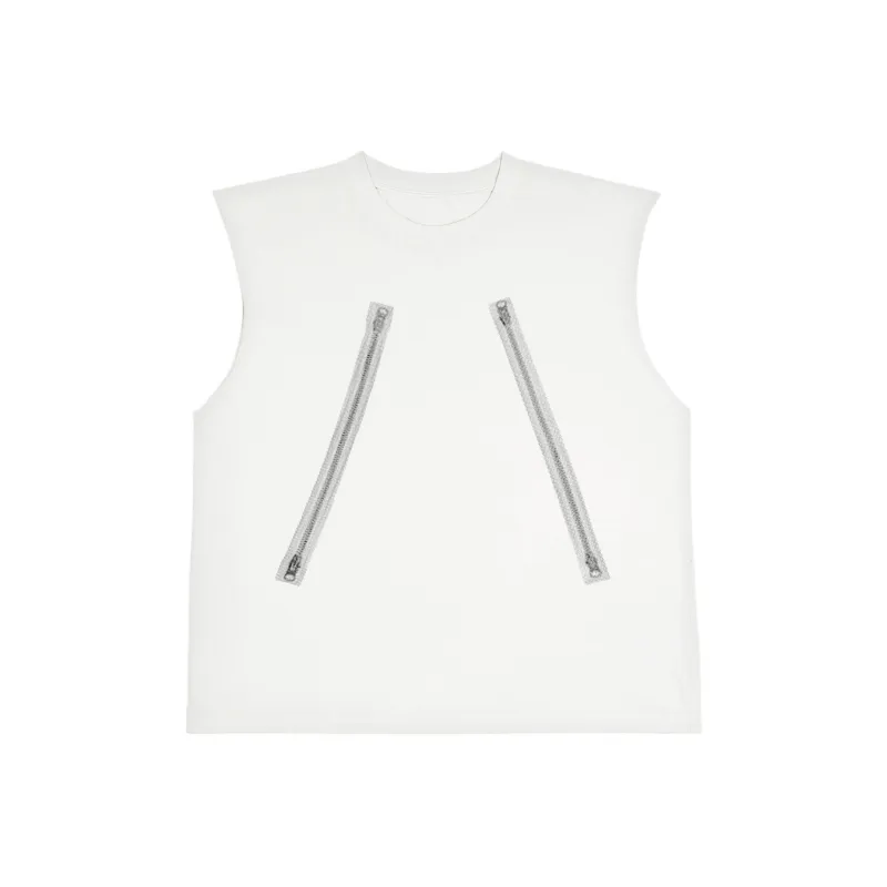 MM6 Maison Margiela SS24 Tank Tops Unisex White-0