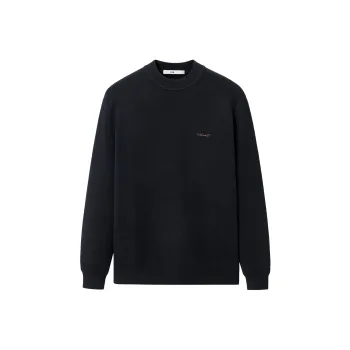 HLA Knitwear Men Navy Blue F1