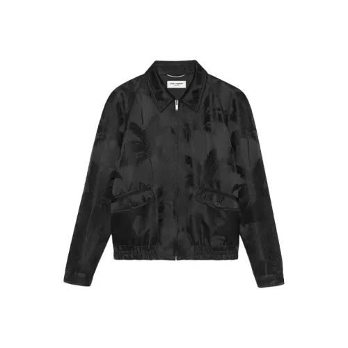 SAINT LAURENT Palm Tree Embroidered Jacket