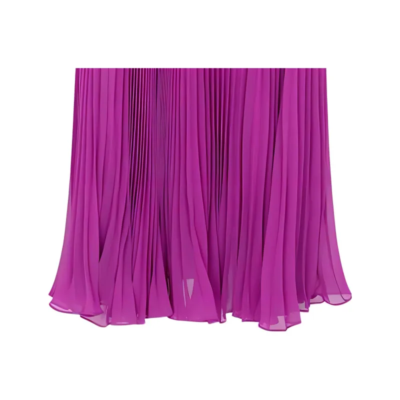 MaxMara Pleated Belted Midi Dress-4