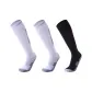 Long Shaft Soccer Socks 3 Pack (2 White/1 Black)