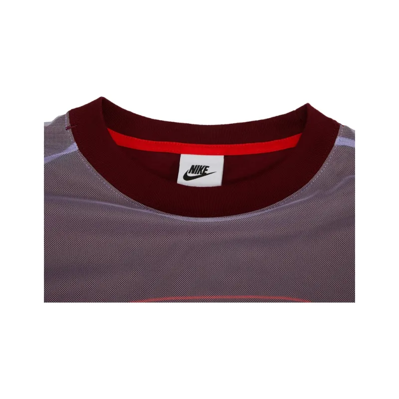 Nike Drop Shoulder Sleeve T Shirt Women's Purple-4