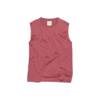Acne Studios Tank Tops Unisex Padauk Red