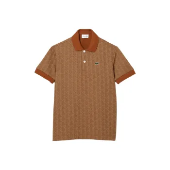 LACOSTE Polo Shirts Men Khaki