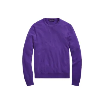 Ralph Lauren Purple Label FW24 Cashmere Sweater Men's Purple