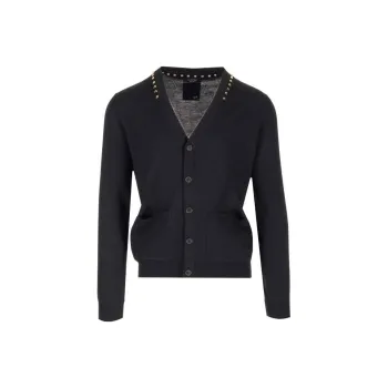 Valentino Garavani Rockstud Knit Cardigan