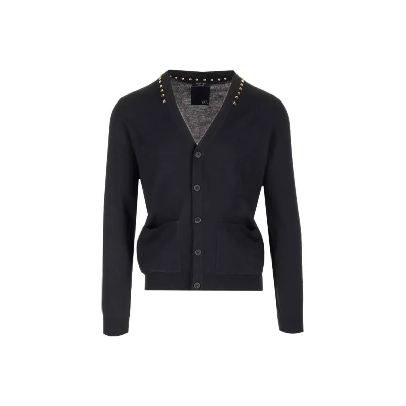 Valentino Garavani Rockstud Knit Cardigan-0