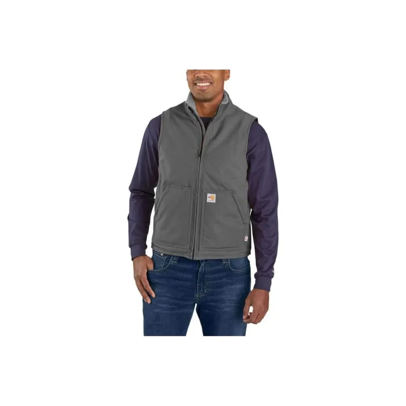 Carhartt 104981 FLAME-RESISTANT DUCK SHERPA LINED VEST Tank Tops Men's-3