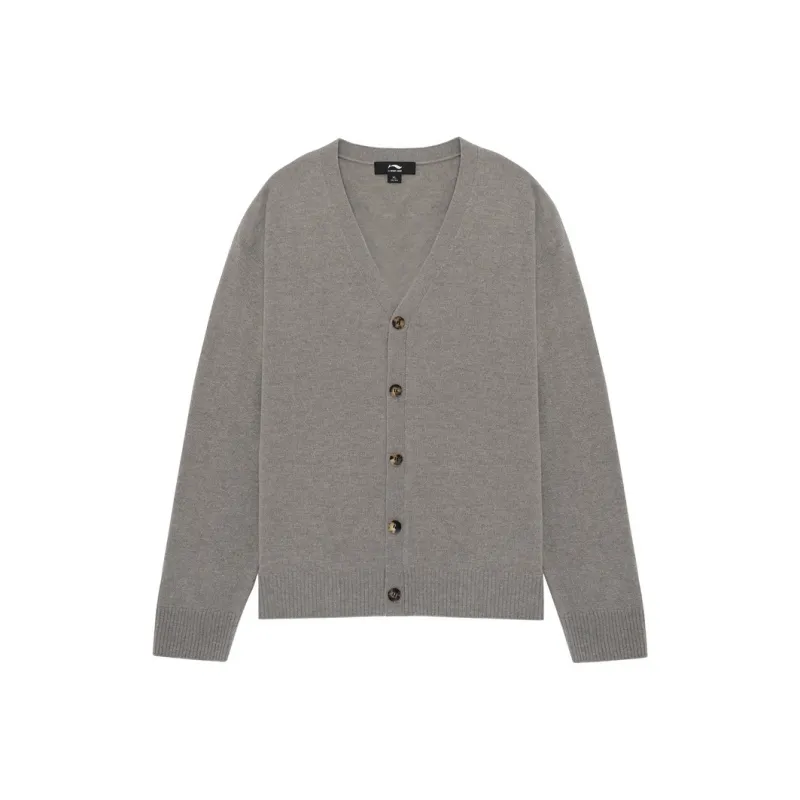 LI NING 1990 Commuter Series Sweater Men's Dawn Gray-0