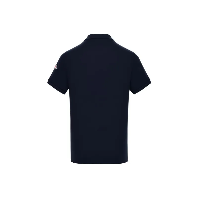 Moncler Polo Shirt Men's Navy Blue-1