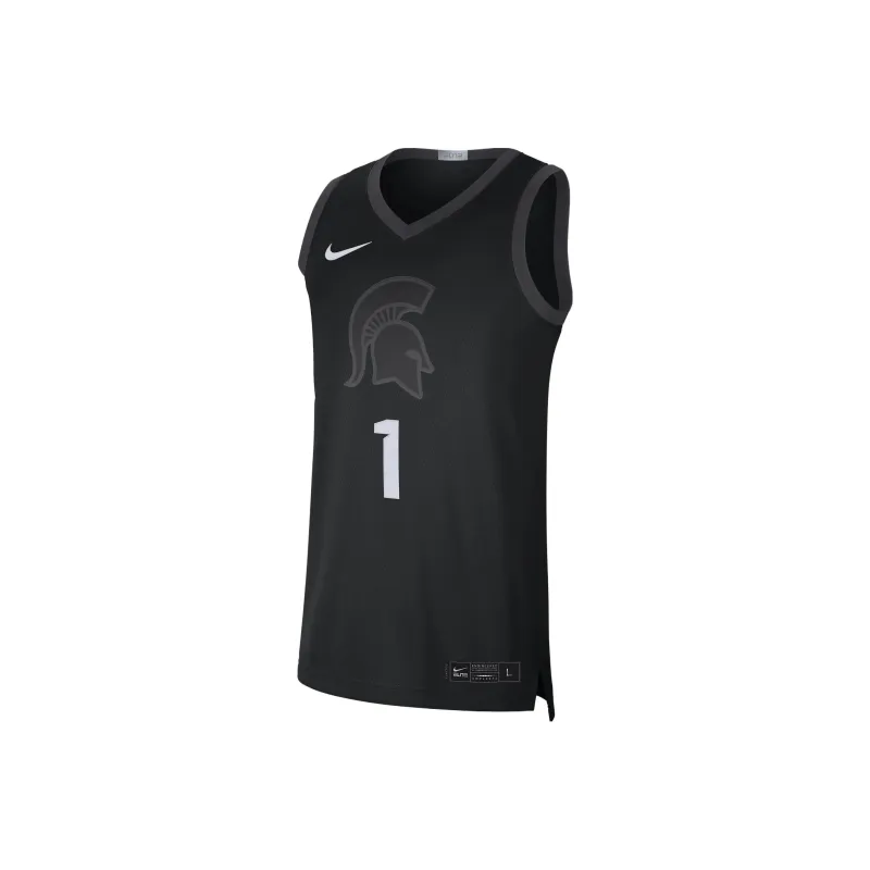 Nike Michigan State Spartans Replica Men's Nike College Basketball Jersey-0