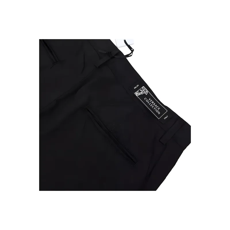 VERSACE Casual Pants Men Black-4