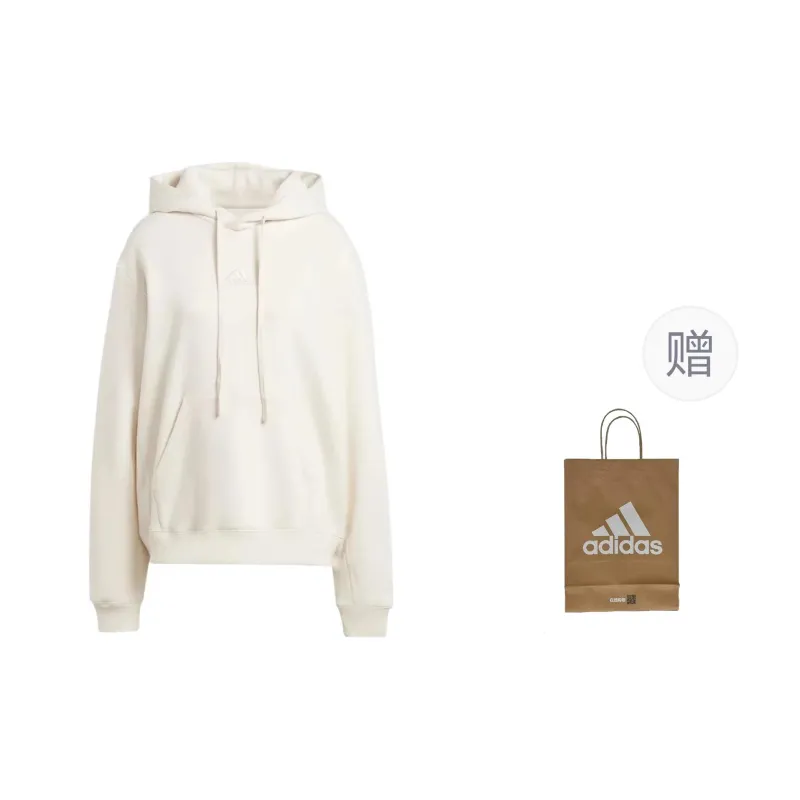 Adidas Sweatshirt Men's Cream White Shopping Bag Included-0