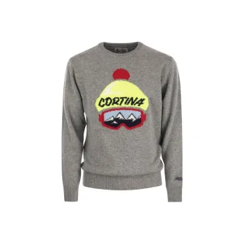 MC2 Saint Barth Cortina Patterned Jacquard Crewneck Jumper