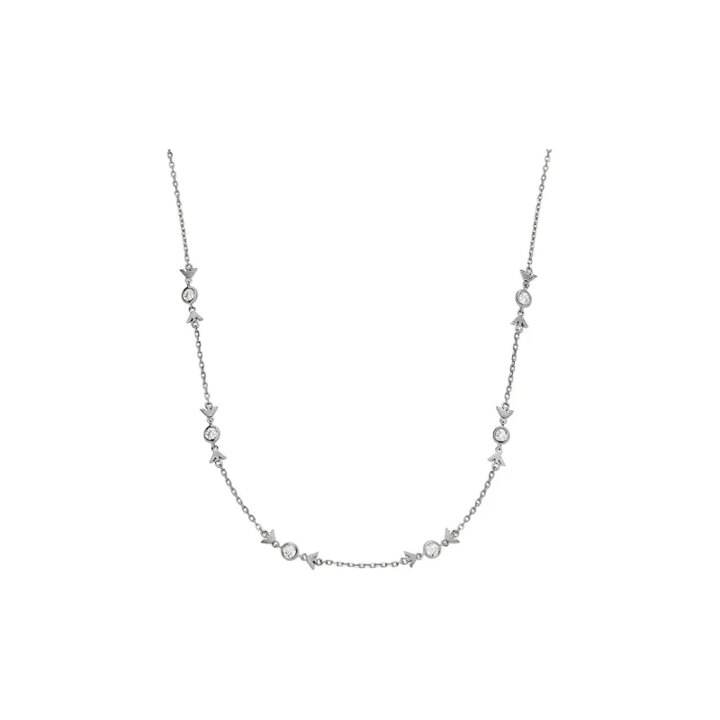 EMPORIO ARMANI 925 Sterling Silver Necklaces Women's Silver-0