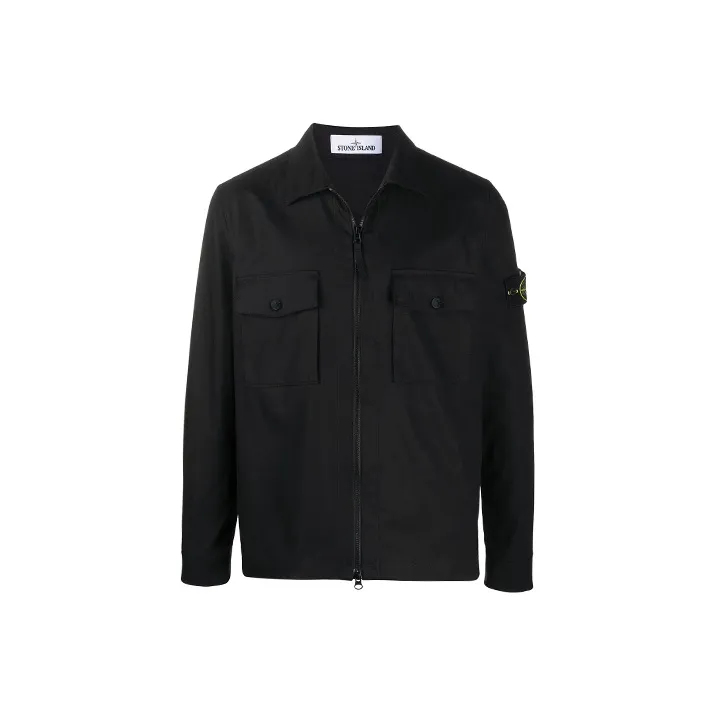 STONE ISLAND Compass badge Shirt Jacket-0