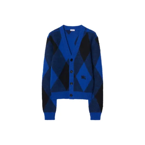 Burberry Argyle Button Up Knitted Cardigan