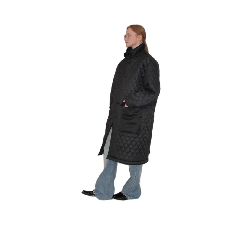 CasseSango x ANTERIORLOVED Coat Unisex Black-0
