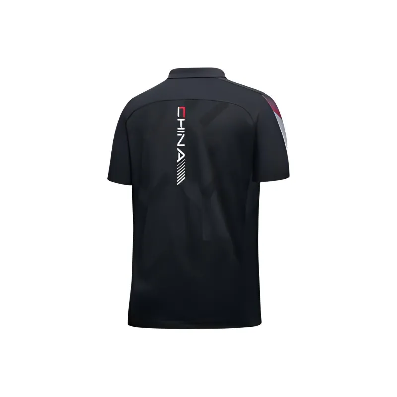 Anta Sports Life Collection Polo Shirt Unisex Black-1