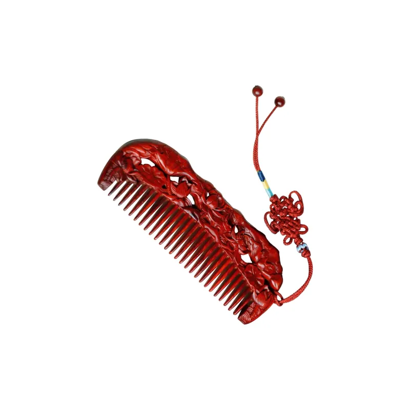 FANGYUANXIAOFU Rosewood Wooden Comb Women's-0