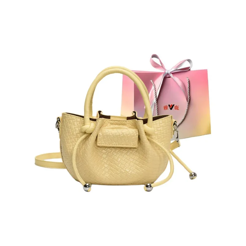 Yalu PU Basket Bag, Shoulder Bag, Handbag Women's Multicolor-12