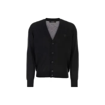 VERSACE Medusa Head Embroidered Cardigan