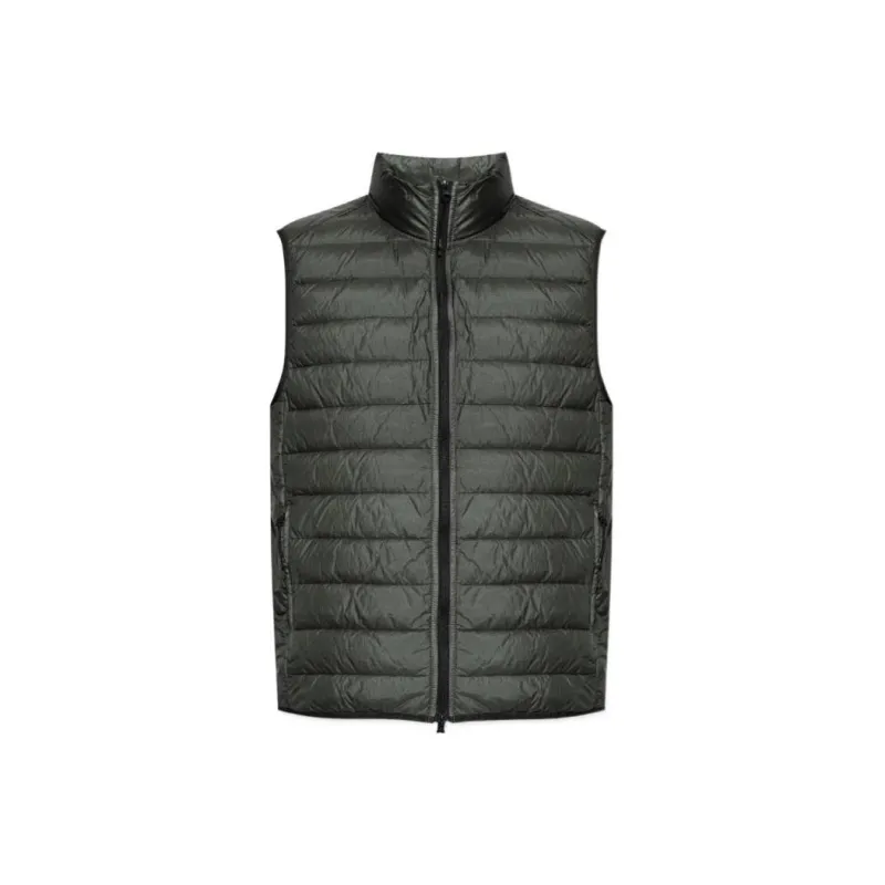 STONE ISLAND Compass patch Quilted Gilet-0