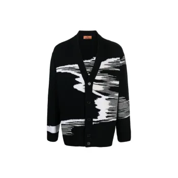 MISSONI V neck Wool Cardigan