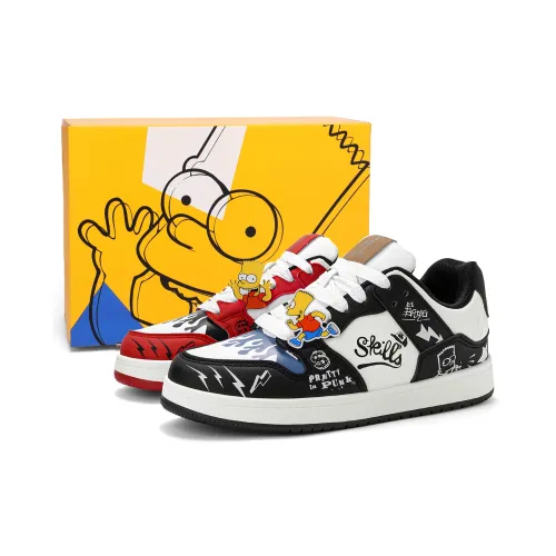 The Simpsons Coverage Cushioning Lightweight Height Increasing Low Top Skateboard Shoes Unisex